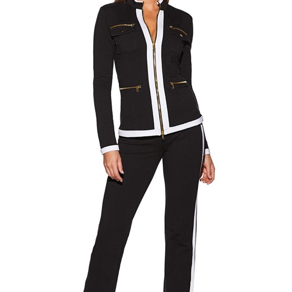 Boston Proper Velour utility jacket, Black and White, XS - Picture 15 of 15